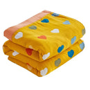 GobekUsa Cartoon Lion Cotton Throw Blanket for Bed & Sofa