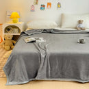 GobekUsa Cartoon Milk Velvet Blanket: Soft Coral Fleece Summer Sofa Cover & Queen Blanket
