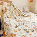 GobekUsa Cartoon Milk Velvet Blanket: Soft Coral Fleece Summer Sofa Cover & Queen Blanket