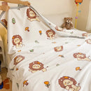 GobekUsa Cartoon Milk Velvet Blanket: Soft Coral Fleece Summer Sofa Cover & Queen Blanket