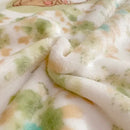 GobekUsa Cartoon Milk Velvet Blanket: Soft Coral Fleece Summer Sofa Cover & Queen Blanket