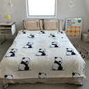 GobekUsa Cartoon Panda Flannel Double Sided Woolen Blanket for Home Office Sofa - Super Soft & Cozy