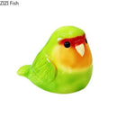 GobekUsa Cartoon Parrot Ceramic Tissue Box: Creative Desk Decoration & Paper Towel Case