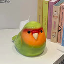 GobekUsa Cartoon Parrot Ceramic Tissue Box: Creative Desk Decoration & Paper Towel Case