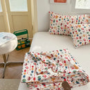 GobekUsa Cartoon Patchwork Summer Cooling Blanket Lightweight Air Condition Comforter