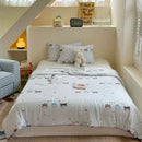 GobekUsa Cartoon Patchwork Summer Cooling Blanket Lightweight Air Condition Comforter