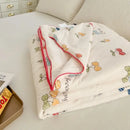 GobekUsa Cartoon Patchwork Summer Cooling Blanket Lightweight Air Condition Comforter