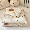 GobekUsa Cartoon Patchwork Summer Cooling Blanket Lightweight Air Condition Comforter