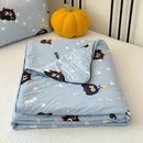 GobekUsa Cartoon Patchwork Summer Cooling Blanket Lightweight Air Condition Comforter
