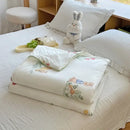 GobekUsa Cartoon Patchwork Summer Cooling Blanket Lightweight Air Condition Comforter