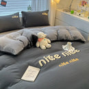 GobekUsa Cartoon Pattern Embroidered Bedding Sets: Cozy, Soft, and Breathable for Kids and Adults