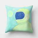 Cartoon planet astronaut pillow case bedroom square cushion cover by Decorbites