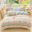 GobekUsa Cartoon Print Milk Velvet Bedding Set: Cozy, Skin-Friendly Winter Bedclothes