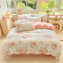 GobekUsa Cartoon Print Milk Velvet Bedding Set: Cozy, Skin-Friendly Winter Bedclothes