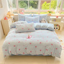 GobekUsa Cartoon Print Milk Velvet Bedding Set: Cozy, Skin-Friendly Winter Bedclothes