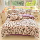GobekUsa Cartoon Print Milk Velvet Bedding Set: Cozy, Skin-Friendly Winter Bedclothes