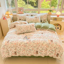 GobekUsa Cartoon Print Milk Velvet Bedding Set: Cozy, Skin-Friendly Winter Bedclothes