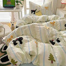 GobekUsa Cartoon Printed Bedding Sets: Super-Soft, Skin Friendly, Summer Bed Sheet, Duvet Cover, Pillowcases
