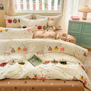 GobekUsa Cartoon Printed Cotton Duvet Cover for Kids & Teens Beddings