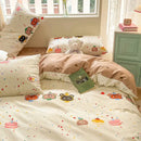 GobekUsa Cartoon Printed Cotton Duvet Cover for Kids & Teens Beddings