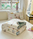 GobekUsa Cartoon Printed Summer Lightweight Cooling Blanket for Kids and Students.
