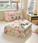 GobekUsa Cartoon Printed Summer Lightweight Cooling Blanket for Kids and Students.