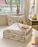 GobekUsa Cartoon Printed Summer Lightweight Cooling Blanket for Kids and Students.