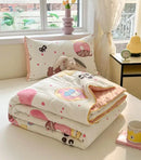 GobekUsa Cartoon Printed Summer Lightweight Cooling Blanket for Kids and Students.