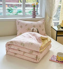 GobekUsa Cartoon Printed Summer Lightweight Cooling Blanket for Kids and Students.