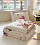 GobekUsa Cartoon Printed Summer Lightweight Cooling Blanket for Kids and Students.