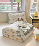GobekUsa Cartoon Printed Summer Lightweight Cooling Blanket for Kids and Students.