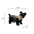 GobekUsa Cartoon Puppy Schnauzer Ceramic Storage Tray Home Decoration