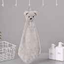 Cartoon rabbit coral fleece hand towel bathroom quick dry terry cloth by Decorbites