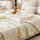 GobekUsa Cooling Summer Blanket | Soft & Breathable Natural Plant Comforter