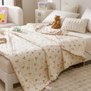 GobekUsa Cooling Summer Blanket | Soft & Breathable Natural Plant Comforter