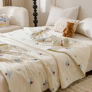 GobekUsa Cooling Summer Blanket | Soft & Breathable Natural Plant Comforter
