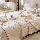 GobekUsa Cooling Summer Blanket | Soft & Breathable Natural Plant Comforter