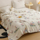 GobekUsa Cooling Summer Blanket | Soft & Breathable Natural Plant Comforter