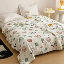 GobekUsa Cooling Summer Blanket | Soft & Breathable Natural Plant Comforter