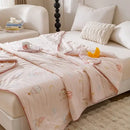 GobekUsa Cooling Summer Blanket | Soft & Breathable Natural Plant Comforter