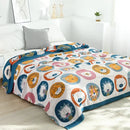 GobekUsa Cartoon Throw Blanket - Soft Cotton Summer Quilt for Beds and Sofas