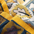 GobekUsa Cartoon Throw Blanket - Soft Cotton Summer Quilt for Beds and Sofas