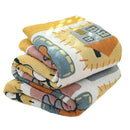 GobekUsa Cartoon Throw Blanket - Soft Cotton Summer Quilt for Beds and Sofas