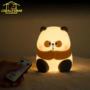 GobekUsa Cartoon Silicone Animal Night Light with Patting Switch - Cute & Lovely for Kids Room