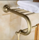 GobekUsa Carved Antique Bronze Brass Bathroom Accessories Set with Solid Bath Hardware