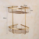 GobekUsa Carved Antique Bronze Brass Bathroom Accessories Set with Solid Bath Hardware