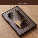 GobekUsa Bamboo Tea Tray: Natural, Rectangular Tea Board for Kung Fu Tea Set