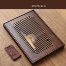GobekUsa Bamboo Tea Tray: Natural, Rectangular Tea Board for Kung Fu Tea Set