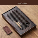 GobekUsa Bamboo Tea Tray: Natural, Rectangular Tea Board for Kung Fu Tea Set