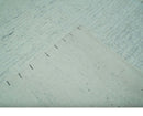 Carved Texture Modern Geometrical Design  Custom Made  Ivory and Light Blue Wool Area Rug